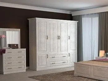 Шкаф №3 (ясень/лдсп), 4 створки