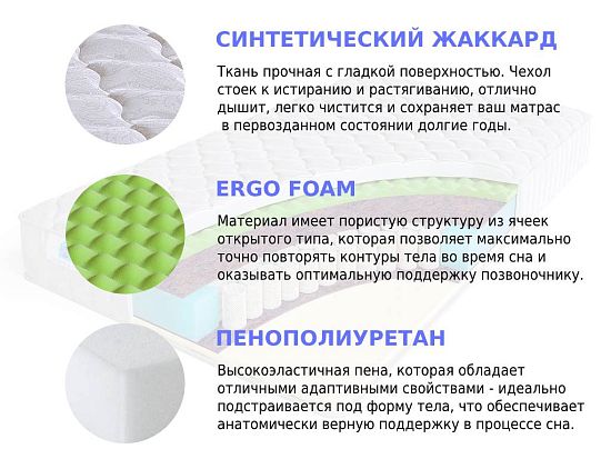 Матрас Sleep A Lot GALAHAD Mitford S500 med 2 (фото)