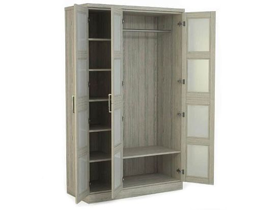 Шкаф Парма (ясень/лдсп), 3 створки 2 (фото)