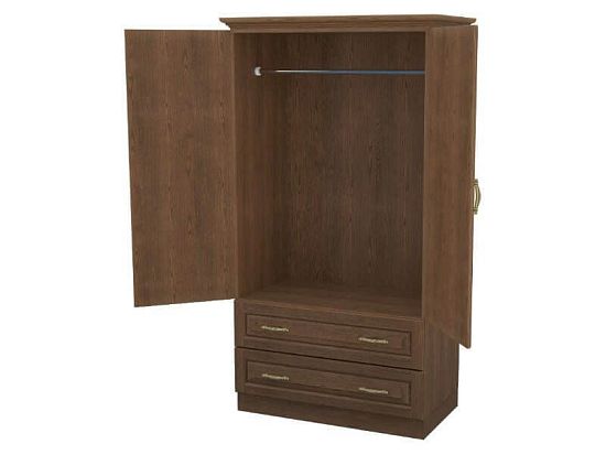 Шкаф №3 (бук/тополь), 2 створки 3 (фото)