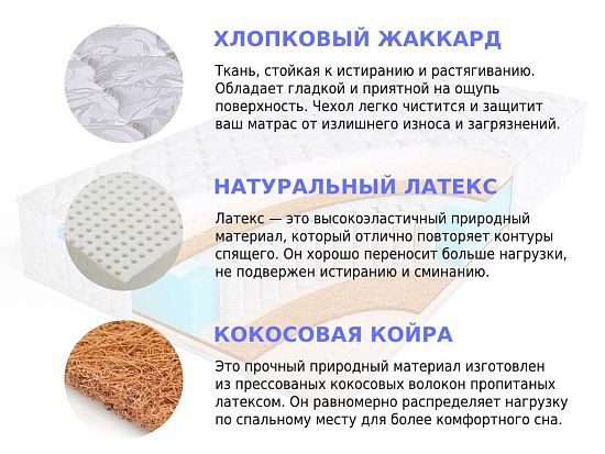 Матрас Sleep A Lot BERTRANN Nesbit S500 high 2 (фото)