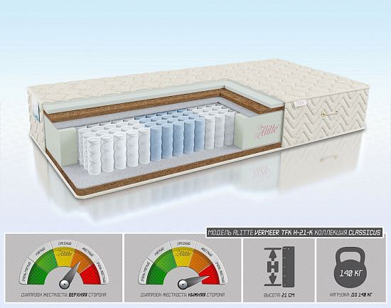 Матрас Vermeer TFK H-21-K 1 (фото)