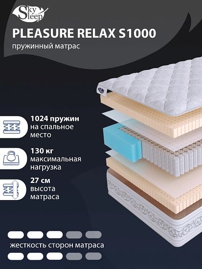 Матрас SkySleep PLEASURE RELAX S1000 3 (фото)