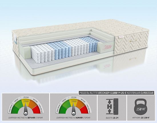 Матрас Ericksen S1000 M-26-E 1 (фото)